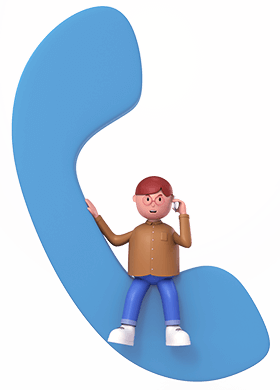Blue Phone Icon